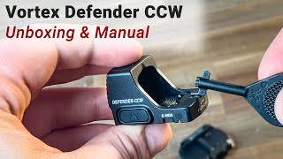 Vortex Defender CCW: Quick manual, functions and what is inside the box