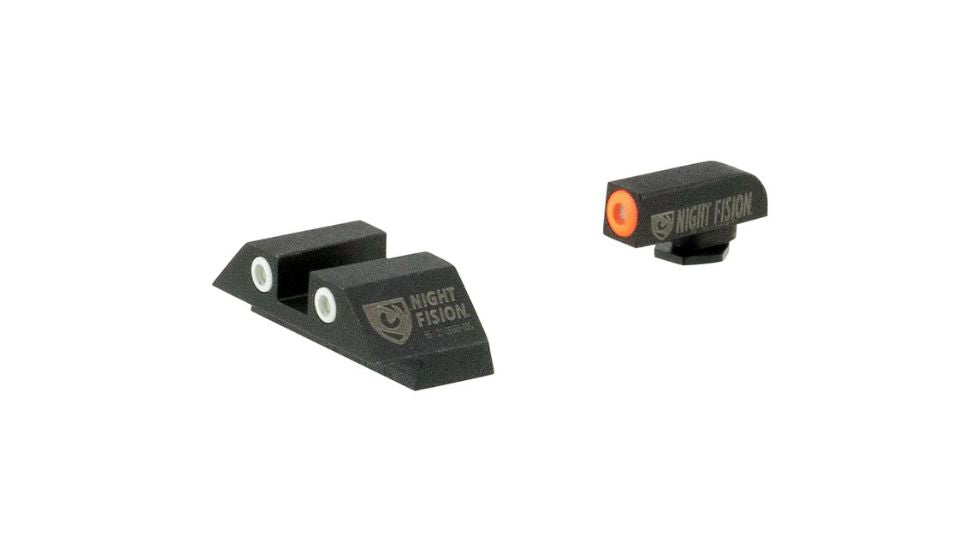 Glock 17, Glock 19, Glock 26 night sights with tritium