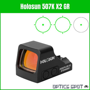 Holosun pistol optics with K-series footprint