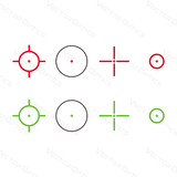 Vector Optics Omega 23x33 Four Reticle Reflex Sight red dot